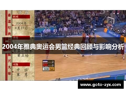 2004年雅典奥运会男篮经典回顾与影响分析