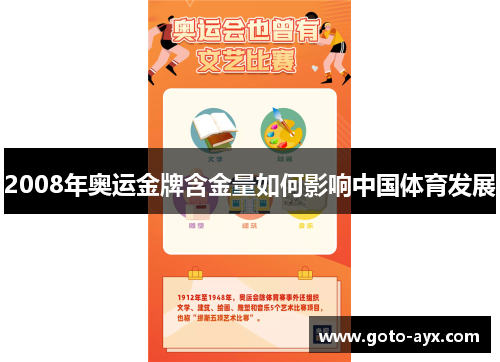2008年奥运金牌含金量如何影响中国体育发展 2008年奥运金牌含金量如何影响中国体育发展